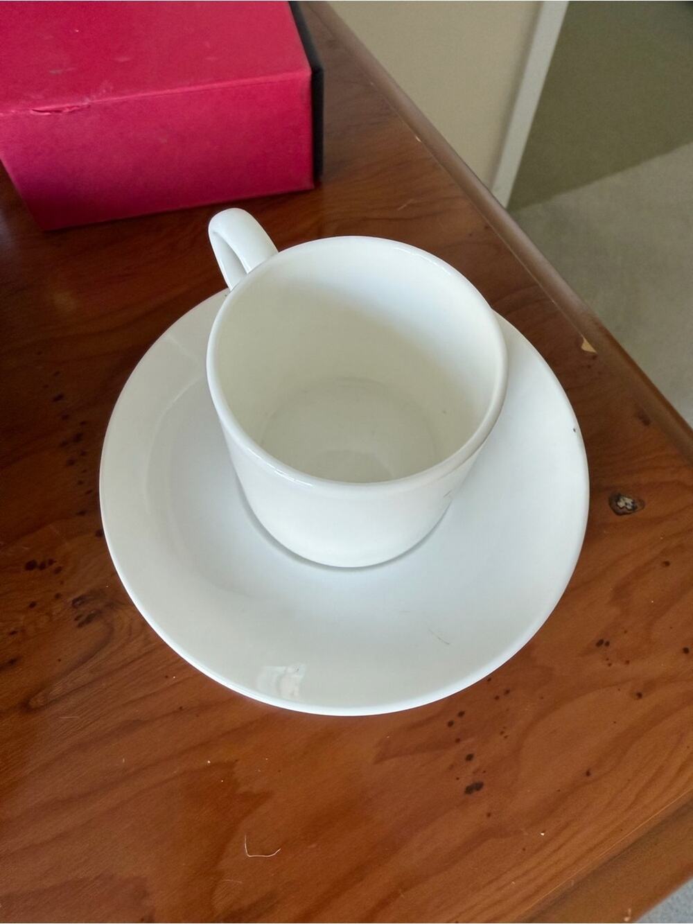 🗽❤️Nevaeh White by Fitz and Floyd Fine Bone China cup & saucer